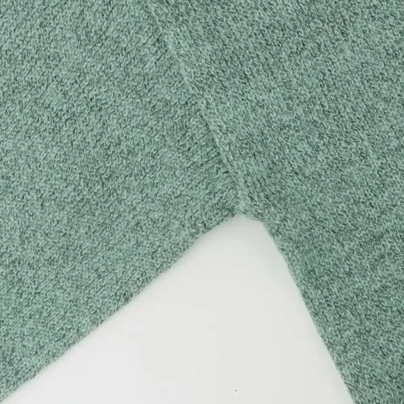 Women's Plus Color Block Long Sleeve V Neck Floral Trim Casual Sweater - Picture 4 of 6